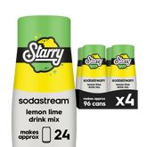 Sodastream STARRY® Lemon Lime Drink Mix 4 Pack 440ml