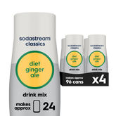 Sodastream Classics® Diet Ginger Ale Drink Mix 4 Pack 440ml