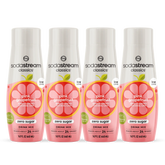Sodastream Classics® Pink Grapefruit Zero Sugar Drink Mix 4 Pack 440ml