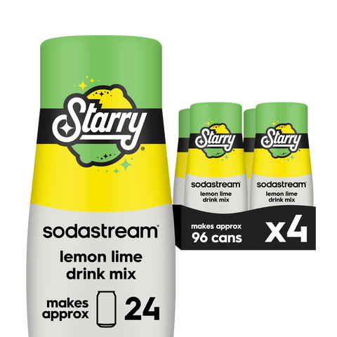 Sodastream STARRY® Lemon Lime Drink Mix 4 Pack 440ml