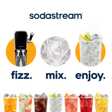 Sodastream STARRY® Lemon Lime Zero Sugar Drink Mix 4 Pack 440ml