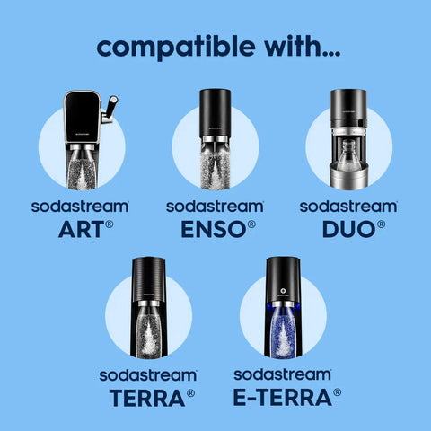 Sodastream Fizz & Go™ Insulated Stainless Steel Carbonating Bottle Arctic 30.4 oz