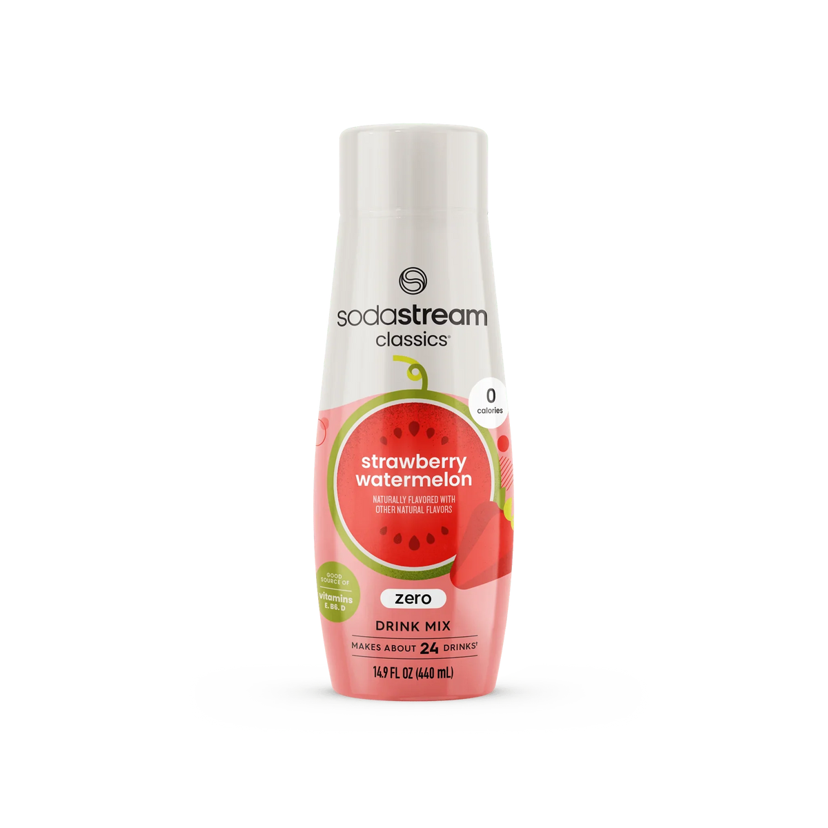 Sodastream Classics® Strawberry & Watermelon Zero Sugar Drink Mix 440ml