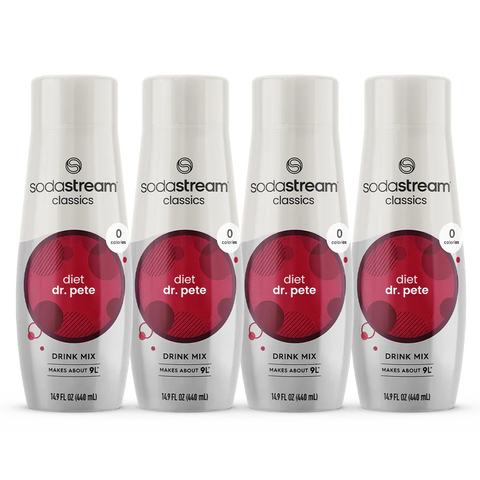 Sodastream Classics® Diet Dr. Pete Drink Mix 4 Pack 440ml